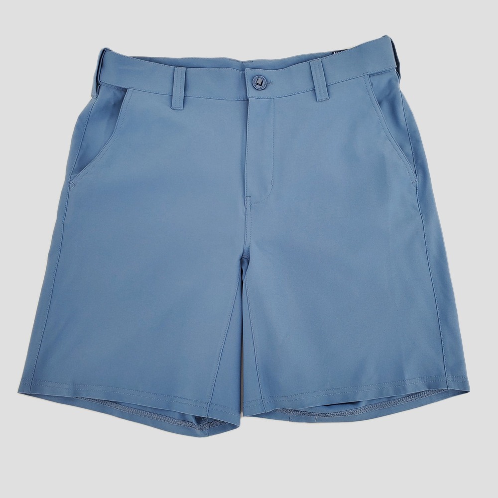 Huk Mens Medium Pursuit Performance Shorts 8.5 Inch Inseam Fishing Shorts Blue